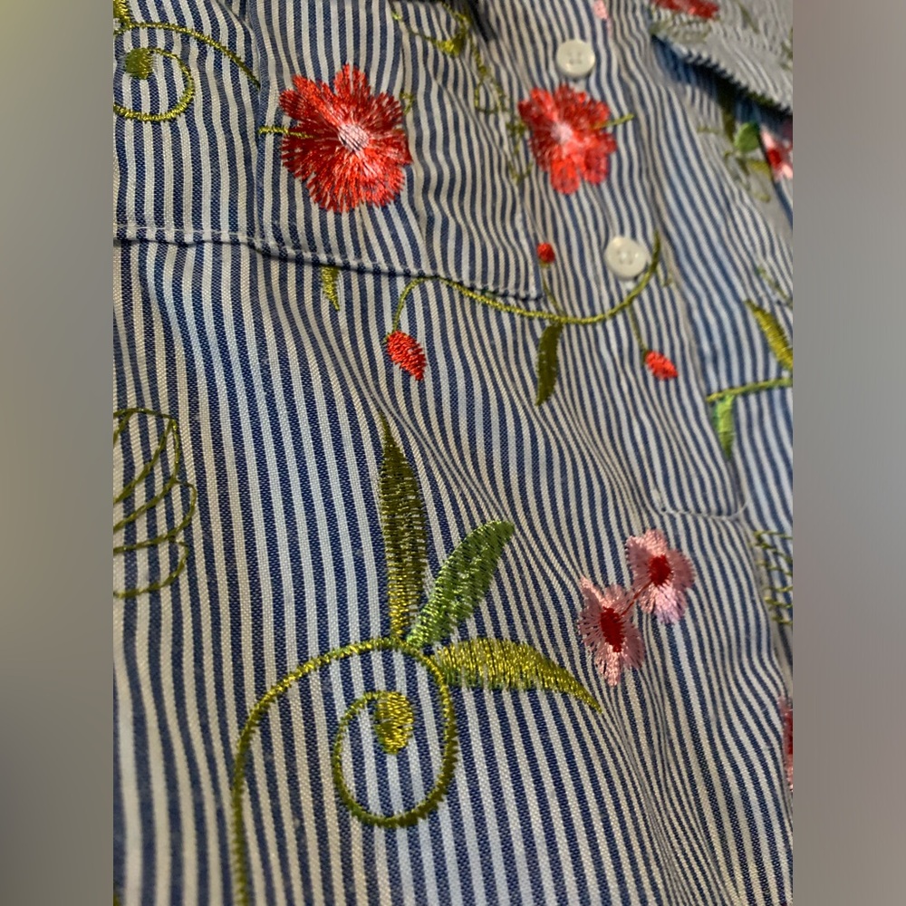 BCBGeneration Embroidered Shirt Dress - Picture 13 of 15